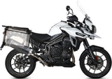 Auspuffendstück Mit Geräuschzulassung Speed Edge Stahl Schwarz Carbon - Mivv Kompatibel Mit Triumph Tiger 1200 Explorer (2016-2020)