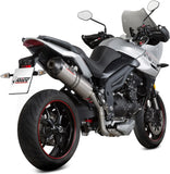 Auspuffendstück Mit Geräuschzulassung Oval Titan Carbon - Mivv Kompatibel Mit Triumph Tiger 1050 Sport (2017-2020)