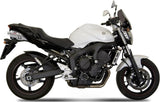 Doppelauspuffanlage Mit Geräuschzulassung Oval Edelstahl - Mivv Kompatibel Mit Yamaha Fz-6 Fazer (2004-2011)