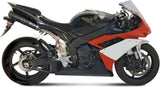 Doppelauspuffanlage Mit Geräuschzulassung Oval Carbon Carbon - Mivv Kompatibel Mit Yamaha Yzf 1000 R1 (2007-2008)