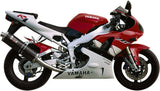 Auspuffendstück Mit Geräuschzulassung Oval Carbon - Mivv Kompatibel Mit Yamaha Yzf 1000 R1 (1998-2001)
