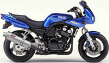 Exhaust Tip With Noise Certification Oval Stainless Steel - Mivv Compatible With Yamaha Fzs 600 Fazer (1998-2003)