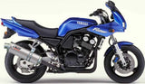 Auspuffendstück Mit Geräuschzulassung Oval Edelstahl - Mivv Kompatibel Mit Yamaha Fzs 600 Fazer (1998-2003)