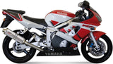 Auspuffendstück Mit Geräuschzulassung Oval Edelstahl - Mivv Kompatibel Mit Yamaha Yzf 600 R6 (1999-2002)