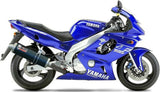 Auspuffendstück Mit Geräuschzulassung Oval Carbon - Mivv Kompatibel Mit Yamaha Yzf 600 Thundercat (1996-2001)