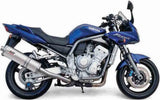 Auspuffendstück Mit Geräuschzulassung Oval Edelstahl - Mivv Kompatibel Mit Yamaha Fzs 1000 Fazer (2001-2005)