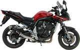 Auspuffendstück Mit Geräuschzulassung Gp Stahl Schwarz - Mivv Kompatibel Mit Yamaha Fzs 1000 Fazer (2001-2005)