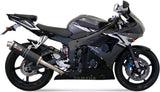 Exhaust Tip With Noise Certification Oval Carbon - Mivv Compatible With Yamaha Yzf 600 R6 (2003-2005)