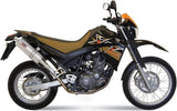 Doppelauspuffanlage Ohne Katalysator Mit Geräuschzulassung Oval Edelstahl - Mivv Kompatibel Mit Yamaha Xt 660 X (2004-2016)