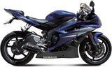Auspuffendstück Mit Geräuschzulassung Suono Stahl Schwarz Carbon - Mivv Kompatibel Mit Yamaha Yzf 600 R6 (2006-2016)