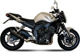 Non-Catalytic Exhaust Tip With Sound Certification Suono Steel Black Carbon - Mivv Compatible With Yamaha Fz-1 (2006-2016)