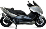 Komplette Auspuffanlage Ohne Katalysator Und Mit Geräuschzulassung Suono Edelstahl Carbon - Mivv Kompatibel Mit Yamaha T-Max 500 (2008-2011)