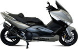 Komplette Auspuffanlage Ohne Katalysator Und Mit Geräuschzulassung Suono Stahl Schwarz Carbon - Mivv Kompatibel Mit Yamaha T-Max 500 (2008-2011)