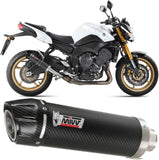 Auspuffendstück Mit Geräuschzulassung Gp Carbon Carbon - Mivv Kompatibel Mit Yamaha Fz-8 - Fazer 8 (2010-2016)