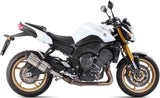 Exhaust Tip With Noise Certification Suono Stainless Steel Carbon - Mivv Compatible With Yamaha Fazer 8 (2010-2016)