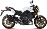 Exhaust Tip With Noise Certification Suono Steel Black Carbon - Mivv Compatible With Yamaha Fazer 8 (2010-2016)