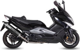 Komplette Auspuffanlage Ohne Katalysator Und Mit Geräuschzulassung Speed Edge Stahl Schwarz Carbon - Mivv Kompatibel Mit Yamaha T-Max 500 (2008-2011)