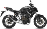 Komplette Abgasanlage Mit Katalysator Und Geräuschzulassung Gp Carbon - Mivv Kompatibel Mit Yamaha Mt-07 (2014-2024)