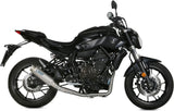 Komplette Auspuffanlage Ohne Katalysator Und Mit Geräuschzulassung Gppro Titan - Mivv Kompatibel Mit Yamaha Mt-07 (2014-2020)