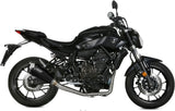 Komplette Abgasanlage Mit Katalysator Und Geräuschzulassung Delta Race Stahl Schwarz Carbon - Mivv Kompatibel Mit Yamaha Mt-07 (2014-2024)