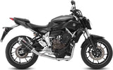 Komplette Abgasanlage Mit Katalysator Und Geräuschzulassung Gp Stahl Schwarz - Mivv Kompatibel Mit Yamaha Mt-07 (2014-2024)