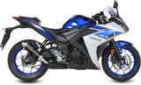Auspuffendstück Mit Geräuschzulassung Gp Carbon - Mivv Kompatibel Mit Yamaha Yzf-R3 (2015-2024)