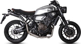 Complete Non-Catalytic Exhaust System With Sound Certification Ghibli Steel Black - Mivv Compatible With Yamaha Xsr 700 (2016-2020)
