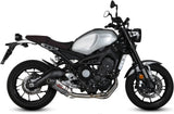 Komplette Auspuffanlage Ohne Katalysator Und Mit Geräuschzulassung Oval Titan Carbon - Mivv Kompatibel Mit Yamaha Xsr 900 (2016-2020)