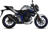Auspuffendstück Mit Geräuschzulassung Suono Stahl Schwarz Carbon - Mivv Kompatibel Mit Yamaha Mt-03 (2016-2024)