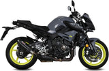 Auspuffendstück Mit Geräuschzulassung Suono Stahl Schwarz Carbon - Mivv Kompatibel Mit Yamaha Mt-10 (2016-2022)