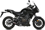 Komplette Abgasanlage Mit Katalysator Und Geräuschzulassung Oval Carbon Carbon - Mivv Kompatibel Mit Yamaha Tracer 700 (2016-2024)