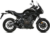 Komplette Auspuffanlage Ohne Katalysator Und Mit Geräuschzulassung Speed Edge Stahl Schwarz Carbon - Mivv Kompatibel Mit Yamaha Tracer 700 (2016-2024)