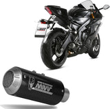 Exhaust Tip With Noise Certification Mk3 Carbon - Mivv Compatible With Yamaha Yzf 600 R6 (2017-2021)