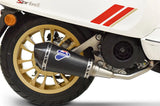 Auspuffendrohr Ohne Geräuschzulassung Relevance Edelstahl Schwarz Carbon Cap - Termignoni Kompatibel Mit Piaggio Vespa Primavera 150 (2008-2022)