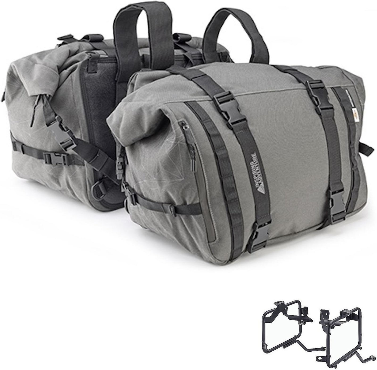 Side Bags Ra316 + Side Bags Holder - Kappa Moto Compatible With Triumph Street Triple 675 (2007-2012)