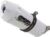 Komplette Auspuffanlage Ohne Katalysator Und Ohne Geräuschzulassung Albus Ceramic Alu Weiss - Gpr Kompatibel Mit Husqvarna Fs 450 (2016-2017)
