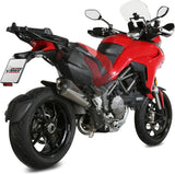 Auspuffendstück Ohne Katalysator Und Ohne Geräuschzulassung Delta Race Edelstahl Carbon - Mivv Kompatibel Mit Ducati Multistrada 1200 (2015-2017)