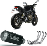 Komplette Auspuffanlage Ohne Katalysator Und Ohne Geräuschzulassung Mk3 Carbon - Mivv Kompatibel Mit Honda Cbr 650 R (2019-2023)