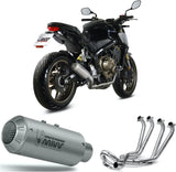 Komplette Auspuffanlage Ohne Katalysator Und Ohne Geräuschzulassung Mk3 Edelstahl - Mivv Kompatibel Mit Honda Cbr 650 R (2019-2023)