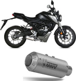 Komplette Auspuffanlage Ohne Katalysator Und Ohne Geräuschzulassung Mk3 Edelstahl - Mivv Kompatibel Mit Honda Cb 125 R (2018-2020)