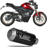 Komplette Auspuffanlage Ohne Katalysator Und Ohne Geräuschzulassung Mk3 Carbon - Mivv Kompatibel Mit Honda Cb 125 R (2021-2024)
