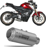 Komplette Auspuffanlage Ohne Katalysator Und Ohne Geräuschzulassung Mk3 Edelstahl - Mivv Kompatibel Mit Honda Cb 125 R (2021-2024)