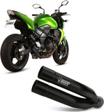Auspuffendstück Ohne Katalysator Und Ohne Geräuschzulassung Double Gun Stahl Schwarz - Mivv Kompatibel Mit Kawasaki Z 750 (2007-2014)