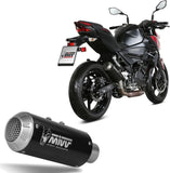 Auspuffendstück Ohne Katalysator Und Ohne Geräuschzulassung Mk3 Stahl Schwarz - Mivv Kompatibel Mit Kawasaki Z 400 (2019-2023)