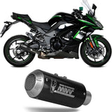 Auspuffendstück Ohne Katalysator Und Ohne Geräuschzulassung Mk3 Carbon - Mivv Kompatibel Mit Kawasaki Ninja 1000 Tourer (2020-2024)