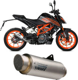 Auspuffendstück Ohne Katalysator Und Ohne Geräuschzulassung Mk3 Edelstahl - Mivv Kompatibel Mit Ktm 390 Duke (2021-2023)