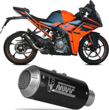 Auspuffendstück Ohne Katalysator Und Ohne Geräuschzulassung Mk3 Carbon - Mivv Kompatibel Mit Ktm Rc 390 (2021-2024)