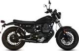 Doppelauspuffanlage Ohne Katalysator Und Ohne Geräuschzulassung Ghibli Stahl Schwarz - Mivv Kompatibel Mit Moto Guzzi V9 Roamer (2016-2020)