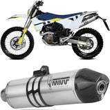 Auspuffendstück Ohne Katalysator Und Ohne Geräuschzulassung Str1 Edelstahl - Mivv Kompatibel Mit Husqvarna 701 Enduro - Supermoto (2021-2024)