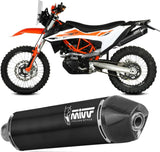 Auspuffendstück Ohne Katalysator Und Ohne Geräuschzulassung Str1 Stahl Schwarz - Mivv Kompatibel Mit Ktm 690 Smc R (2021-2024)
